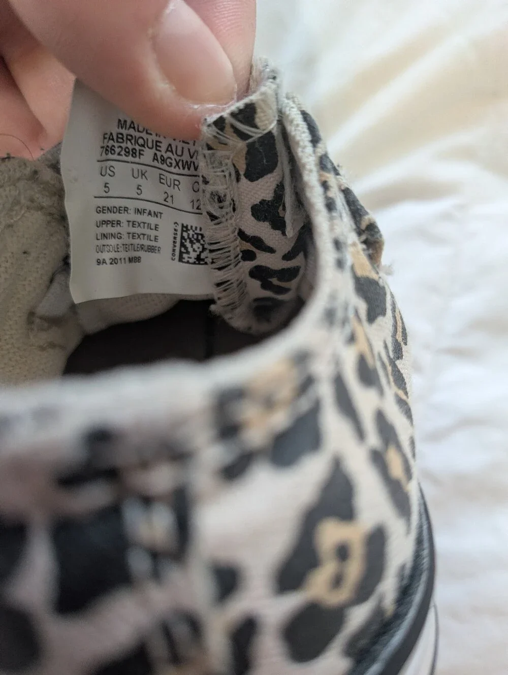 Leopard Converse Toddler Sneakers